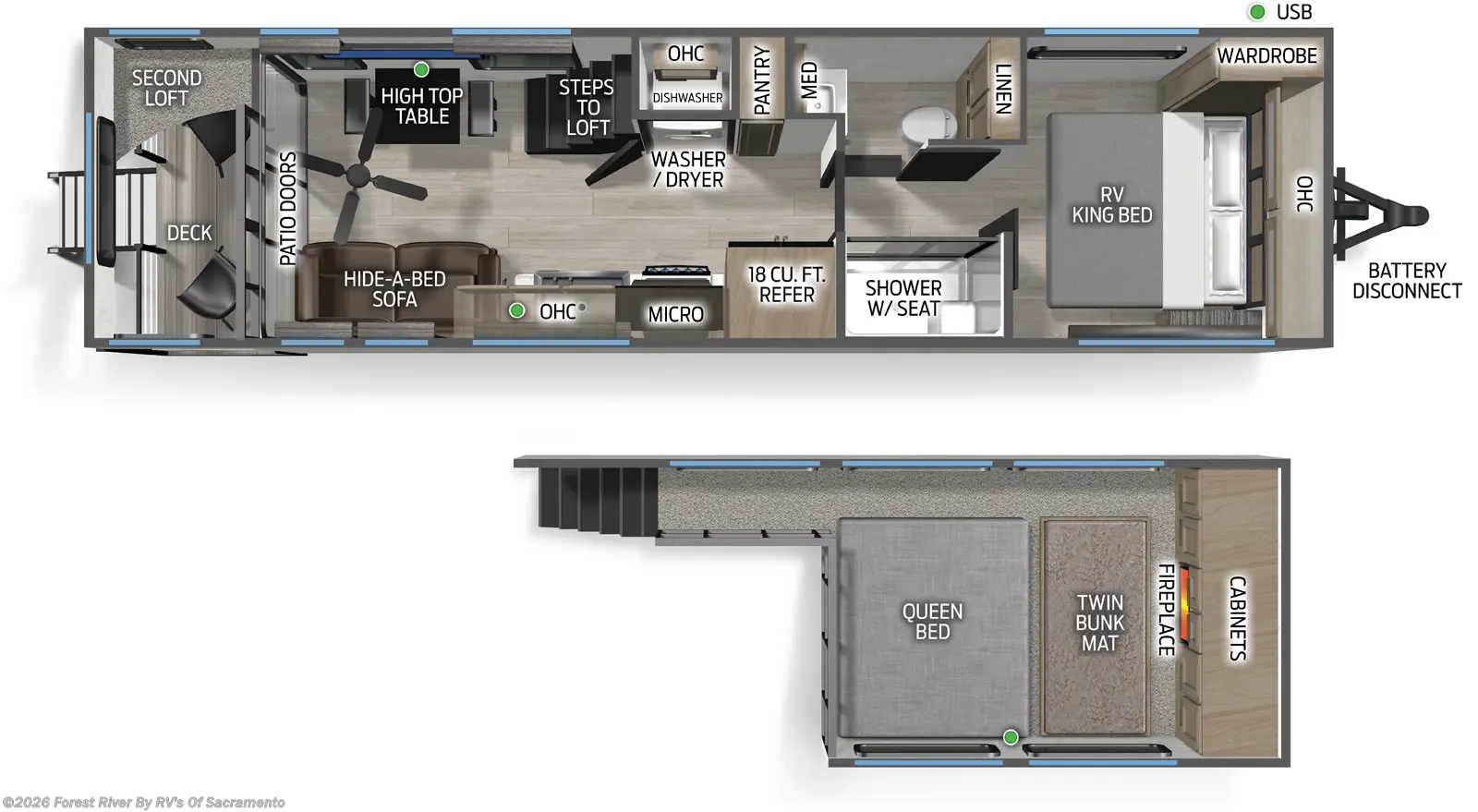 2026 Forest River Cherokee Timberwolf 20OG - New Fifth Wheel For Sale by Forest River By RV's Of Sacramento in Sacramento, California