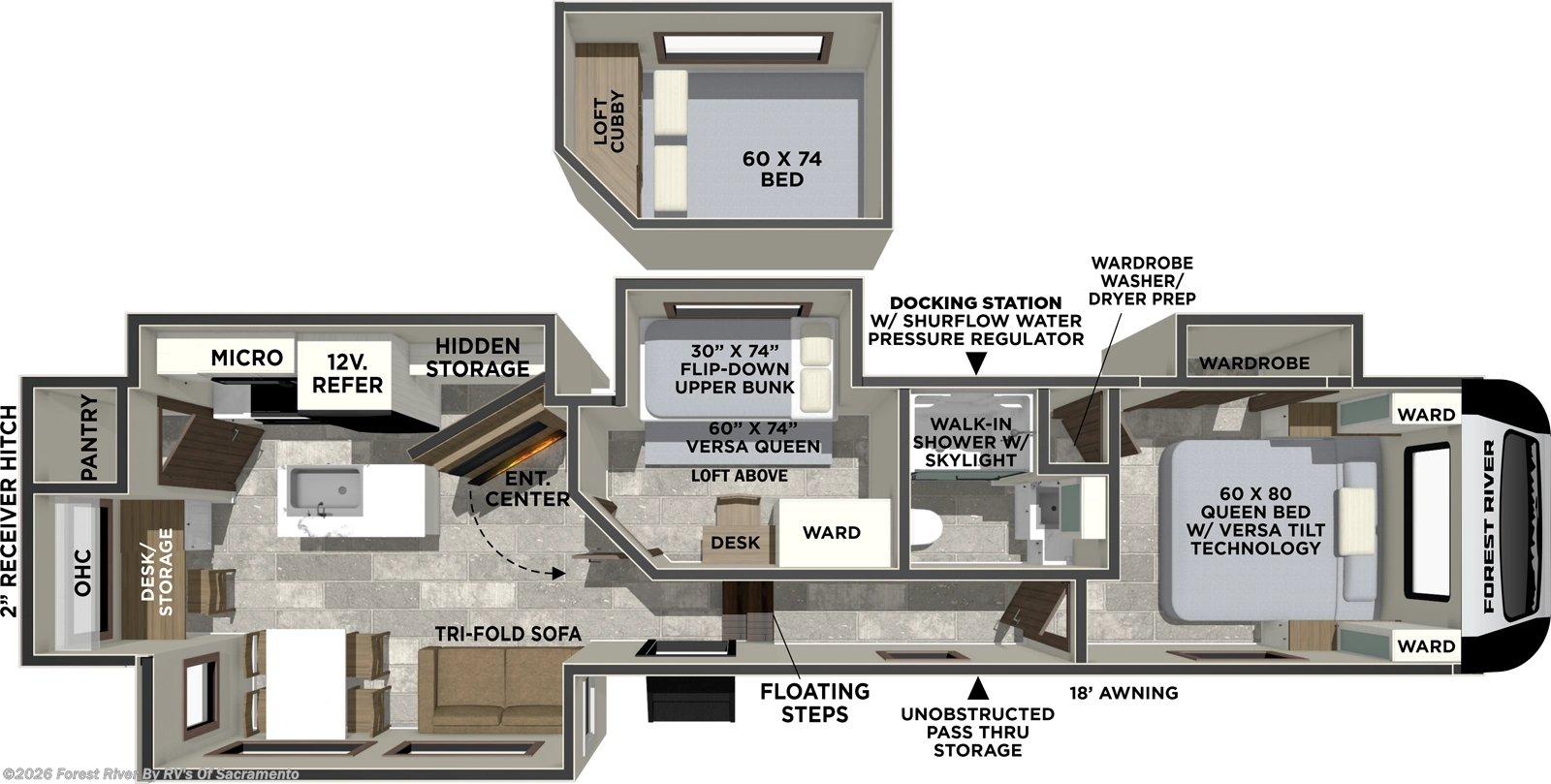 2026 Forest River Impression 315MB - New Fifth Wheel For Sale by Forest River By RV's Of Sacramento in Sacramento, California