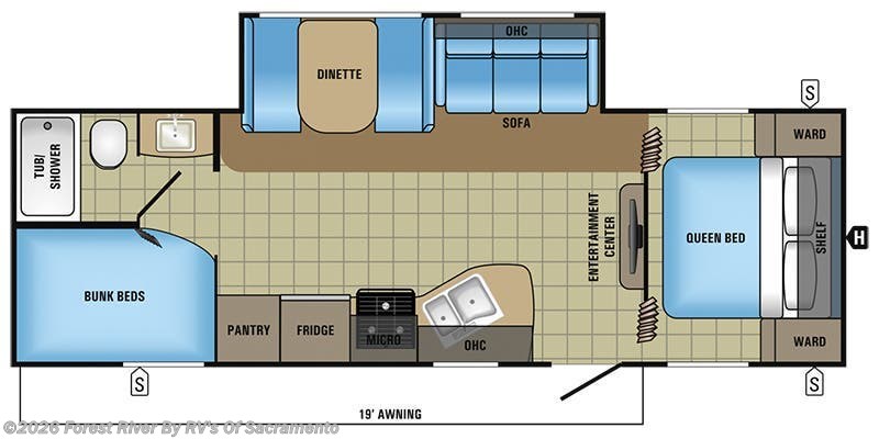 2017 Jayco Jay Feather 25BH - Used Travel Trailer For Sale by Forest River By RV's Of Sacramento in Sacramento, California