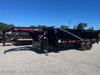 2027 MAXX-D 83x20 21000GVWR HD GN 4' Sides W/2 Hydraulic Jacks - New Dump Trailer for sale by Joe's Trailer Mfg in Clarklake, Michigan