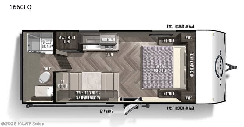 2021 Forest River 1660FQX - Used Travel Trailer For Sale by KA-RV Sales in Fruitland Park, Florida