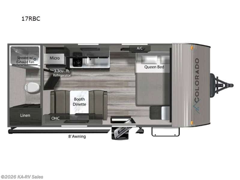 2025 Dutchmen Colorado 17RBC - Used Travel Trailer For Sale by KA-RV Sales in Fruitland Park, Florida