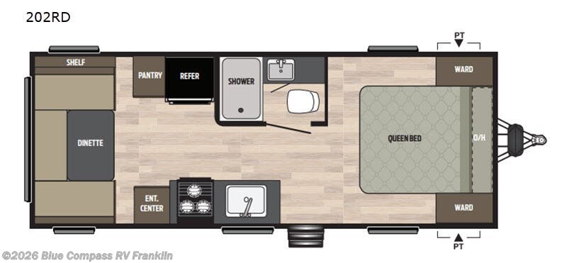 2019 Keystone Springdale 202RD - Used Travel Trailer For Sale by Blue Compass RV Franklin in Franklin, Kentucky features Slideout