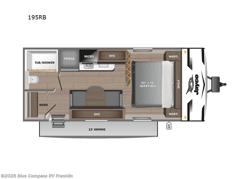 2024 Jayco Jay Flight SLX 195RB - Used Travel Trailer For Sale by Blue Compass RV Franklin in Franklin, Kentucky
