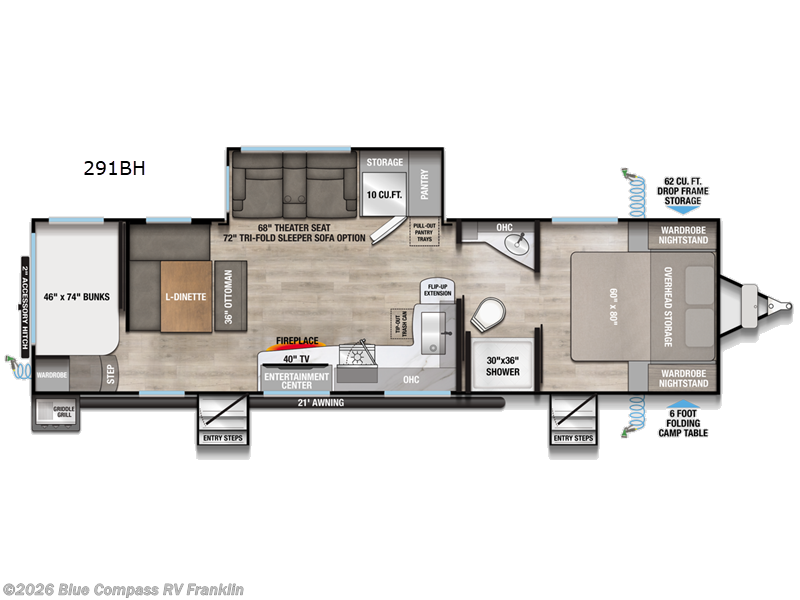 2026 Alliance RV Delta 291BH - New Travel Trailer For Sale by Blue Compass RV Franklin in Franklin, Kentucky features Slideout
