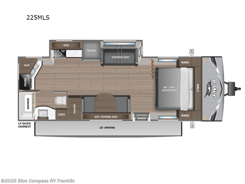 2026 Jayco Jay Flight SLX 225MLS - New Travel Trailer For Sale by Blue Compass RV Franklin in Franklin, Kentucky