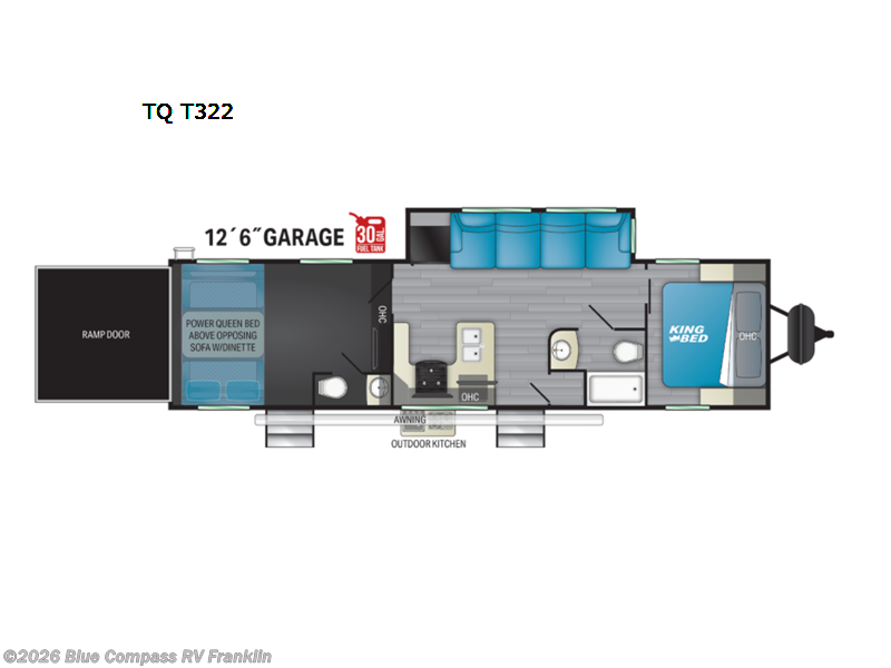2021 Heartland Torque T322 - Used Travel Trailer For Sale by Blue Compass RV Franklin in Franklin, Kentucky features Slideout