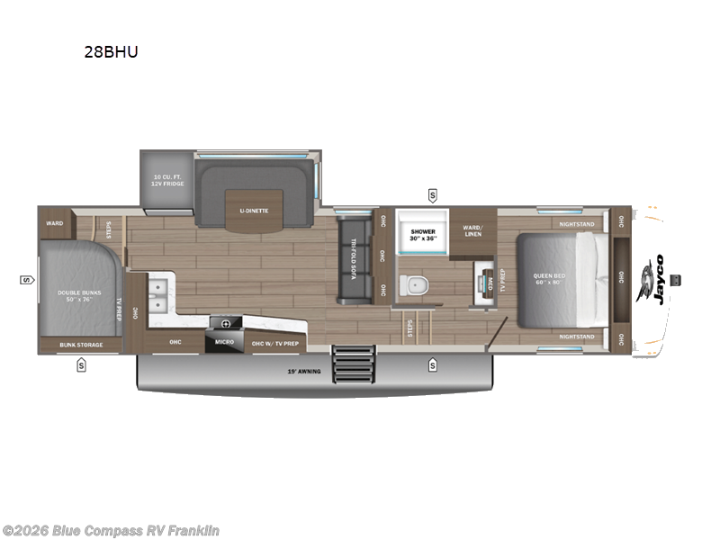 2027 Jayco Eagle SLE 28BHU - New Fifth Wheel For Sale by Blue Compass RV Franklin in Franklin, Kentucky features Slideout