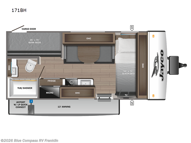 2024 Jayco Jay Feather Micro 171BH - Used Travel Trailer For Sale by Blue Compass RV Franklin in Franklin, Kentucky