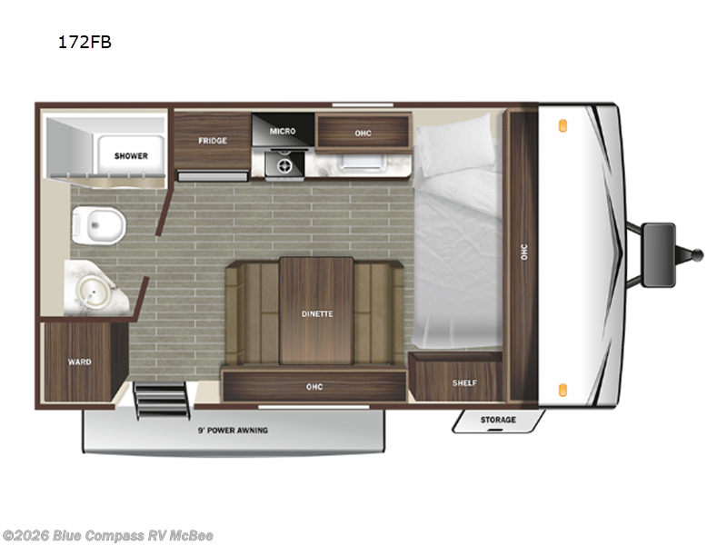 2023 Starcraft Autumn Ridge 172FB - Used Travel Trailer For Sale by Blue Compass RV McBee in McBee, South Carolina