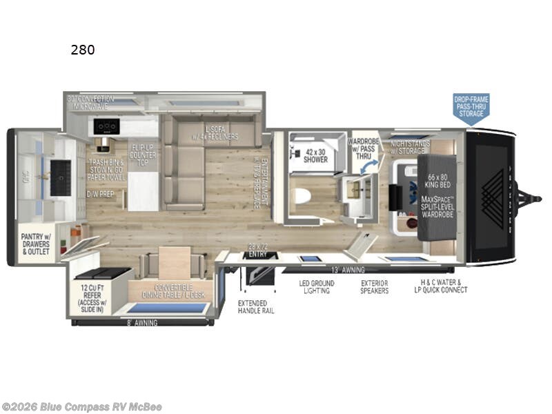 2026 Model I 280 by Brinkley RV from Blue Compass RV McBee in McBee, South Carolina