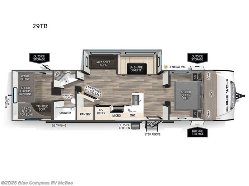 2026 Cherokee Alpha Wolf 29TB by Forest River from Blue Compass RV McBee in McBee, South Carolina