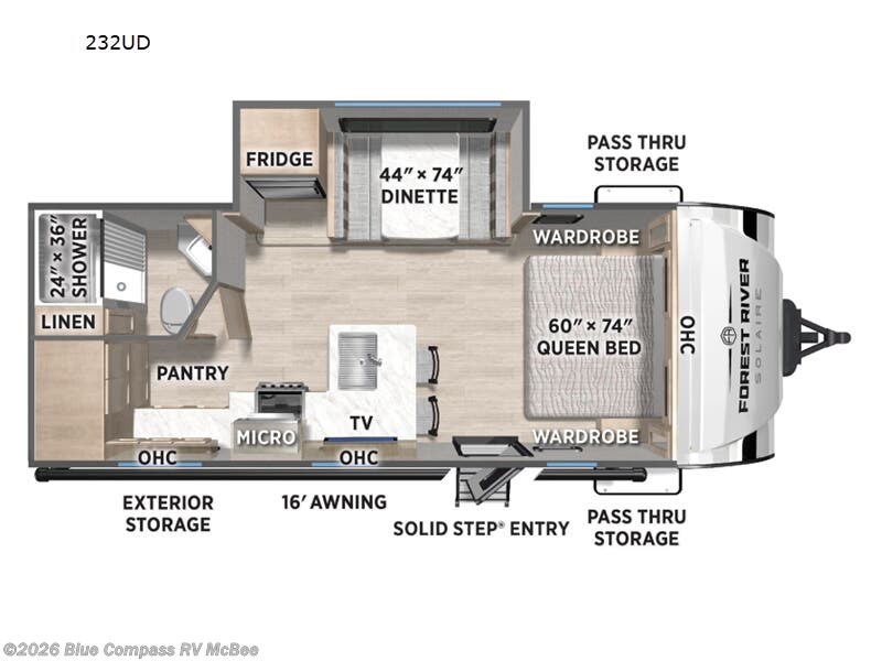 2026 Solaire 232UD by Forest River from Blue Compass RV McBee in McBee, South Carolina