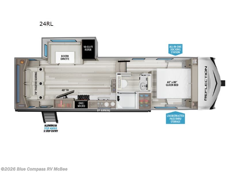 2026 Reflection 100 Series 24RL by Grand Design from Blue Compass RV McBee in McBee, South Carolina