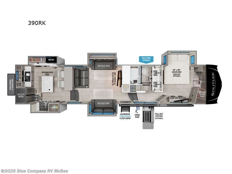 2026 Solitude 390RK by Grand Design from Blue Compass RV McBee in McBee, South Carolina