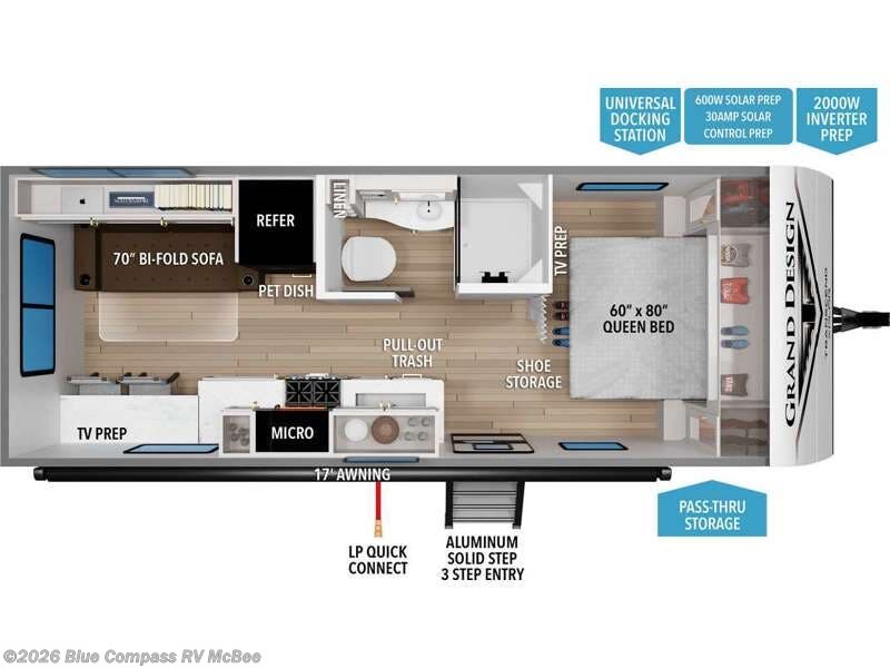 2026 Transcend Xplor 21RLX by Grand Design from Blue Compass RV McBee in McBee, South Carolina