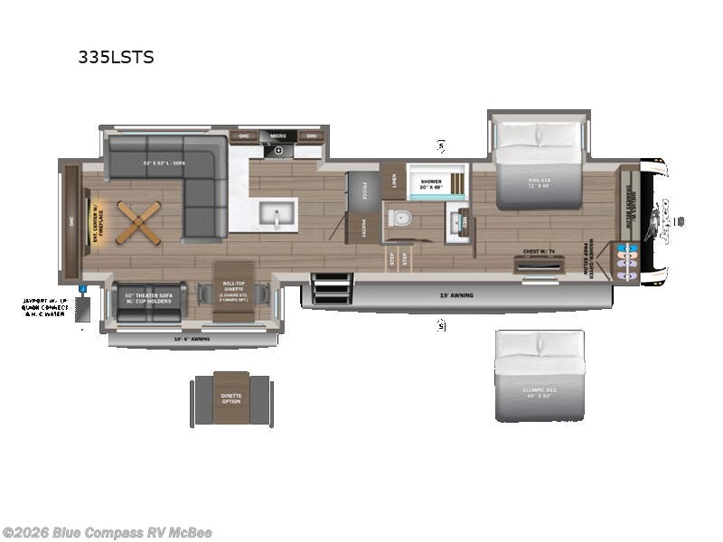 2026 Eagle 335LSTS by Jayco from Blue Compass RV McBee in McBee, South Carolina