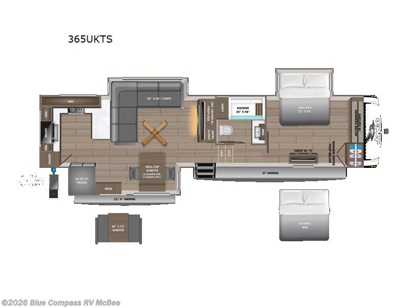 2026 Eagle 365UKTS by Jayco from Blue Compass RV McBee in McBee, South Carolina