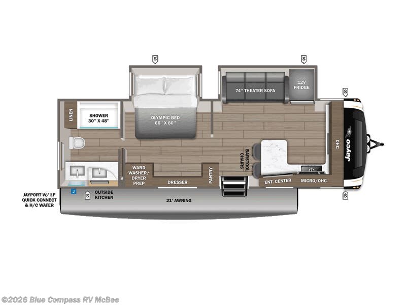 2026 Eagle HT 265FKDS by Jayco from Blue Compass RV McBee in McBee, South Carolina