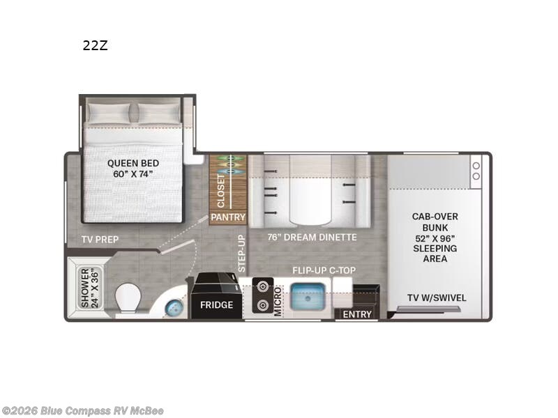 2026 Four Winds 22Z Chevy by Thor Motor Coach from Blue Compass RV McBee in McBee, South Carolina