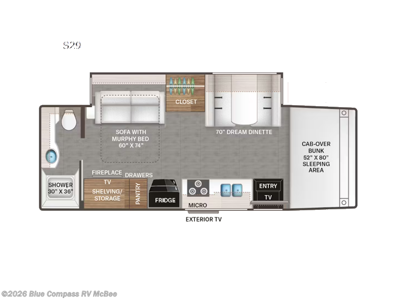 2026 Thor Motor Coach Magnitude Grand S29 - New Super C For Sale by Blue Compass RV McBee in McBee, South Carolina features Slideout