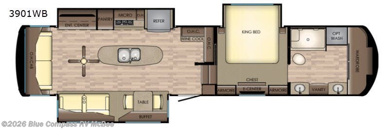 2018 Forest River Redwood 3901WB - Used Fifth Wheel For Sale by Blue Compass RV McBee in McBee, South Carolina features Slideout