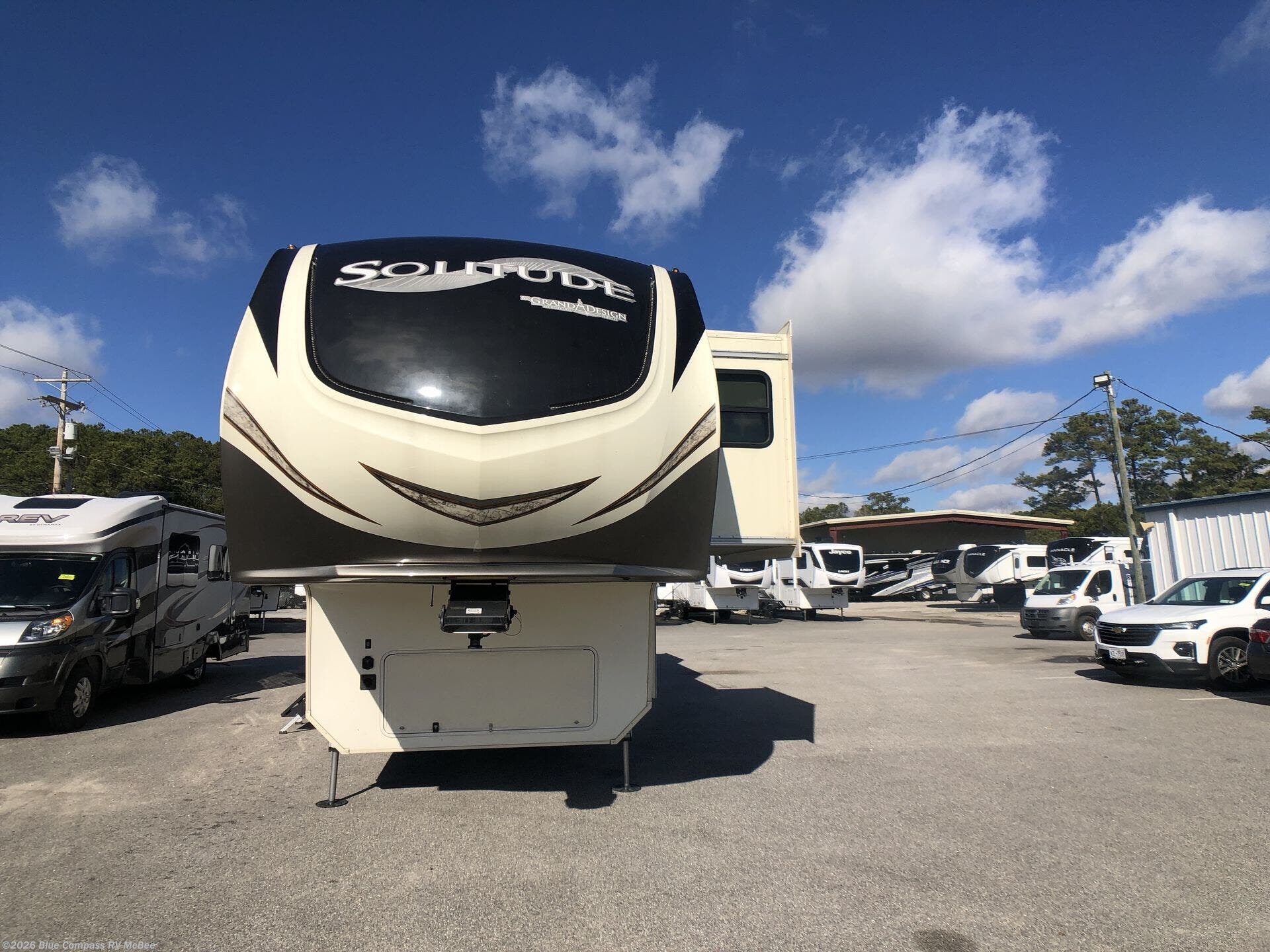 2018 Grand Design Solitude 360RL - Used Fifth Wheel For Sale by Blue Compass RV McBee in McBee, South Carolina features Slideout