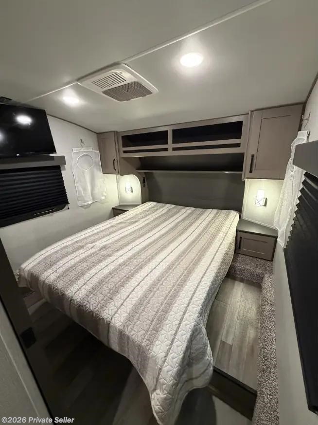 TV mount has been removed but mount & TV is included with camper. 