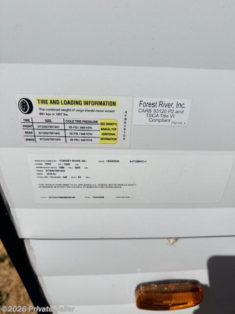 Used 2025 Prime Time Avenger 25MKO available in Lebanon, Oregon