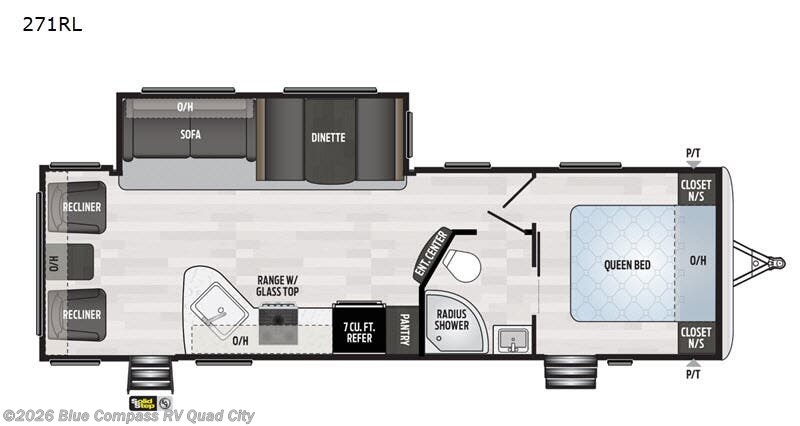2020 Keystone Springdale 271RL - Used Travel Trailer For Sale by Blue Compass RV Quad City in Walcott, Iowa features Slideout