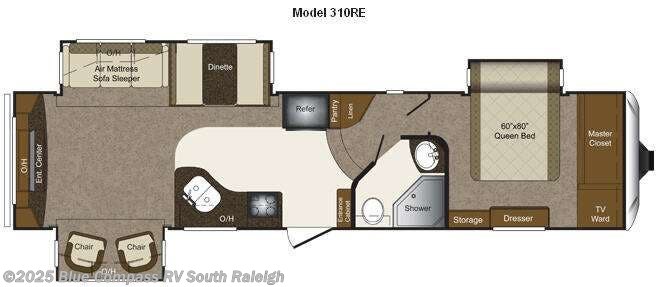 2012 Keystone Laredo 310RE - Used Fifth Wheel For Sale by Blue Compass RV South Raleigh in Benson, North Carolina features Slideout