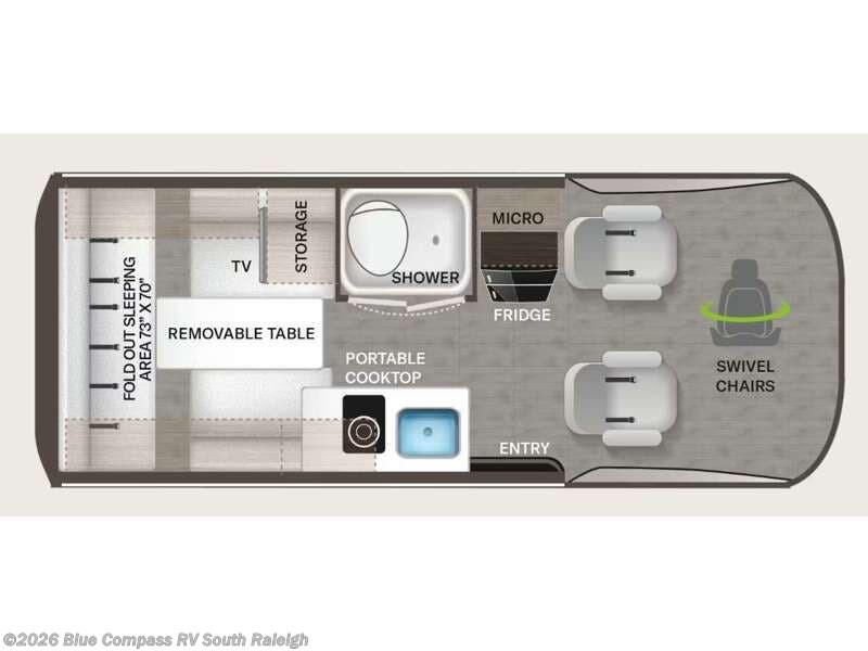 2024 Thor Motor Coach Sanctuary 19P - Used Class B For Sale by Blue Compass RV South Raleigh in Benson, North Carolina