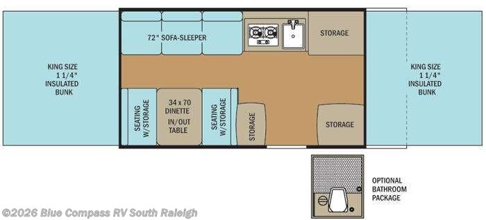 2014 Forest River Viking Camping Trailers 2405ST - Used Popup For Sale by Blue Compass RV South Raleigh in Benson, North Carolina
