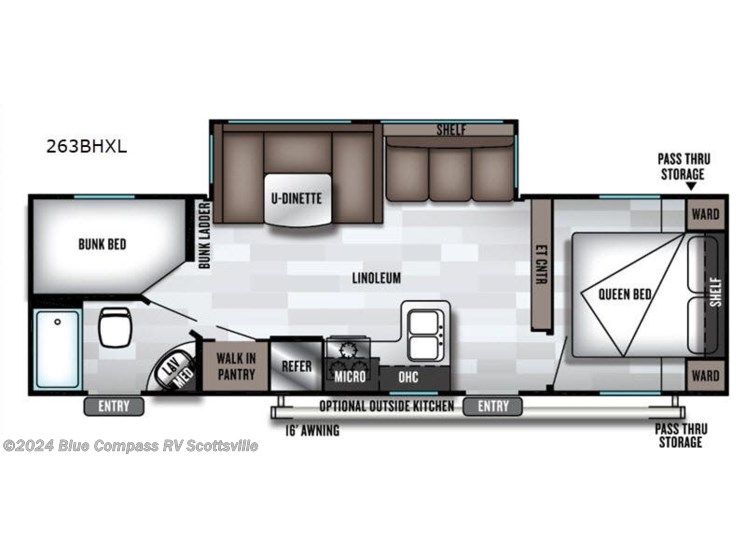 Used 2019 Forest River Salem Cruise Lite 263BHXL available in Scottsville, Kentucky