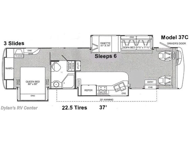 2004 Fleetwood Rv Pace Arrow 37c For Sale In Tampa Fl Lazydays