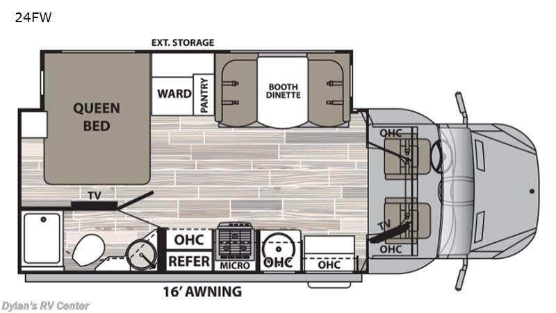 2021 Dynamax Corp isata 3 24FW - Used Class C For Sale by Campers Inn RV Signature Collection in Sewell, New Jersey features Slideout