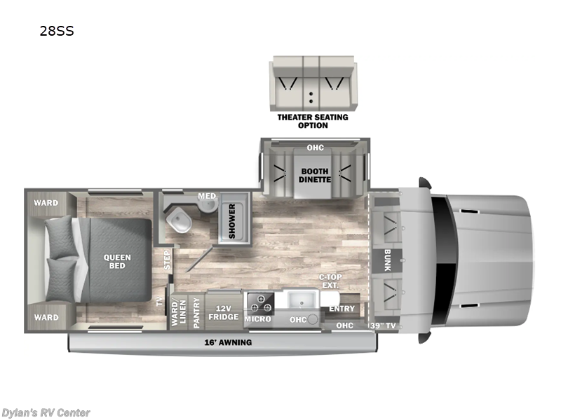 2025 Dynamax Corp isata 5 28SS - New Super C For Sale by Campers Inn RV Signature Collection in Sewell, New Jersey features Slideout