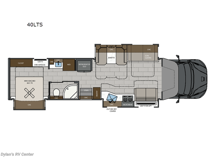 2025 Renegade Verona LE 40LTS - New Super C For Sale by Campers Inn RV Signature Collection in Sewell, New Jersey features Slideout