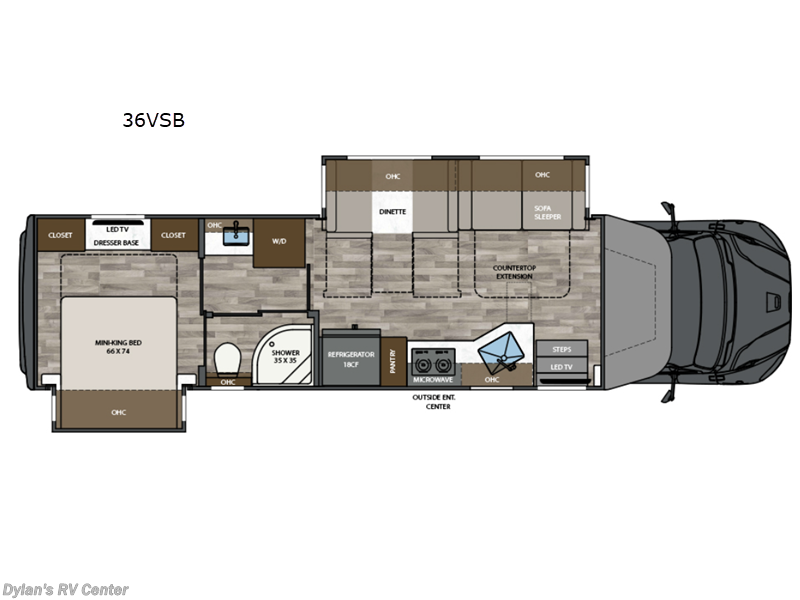 2026 Renegade RV Verona 36VSB - New Super C For Sale by Campers Inn RV Signature Collection in Sewell, New Jersey features Slideout