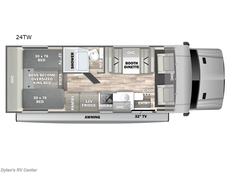 2026 Dynamax Corp isata 3 24TW - New Class C For Sale by Campers Inn RV Signature Collection in Sewell, New Jersey