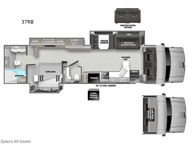 2022 Dynamax Corp Dynaquest XL 37RB - Used Super C For Sale by Campers Inn RV Signature Collection in Sewell, New Jersey features Slideout
