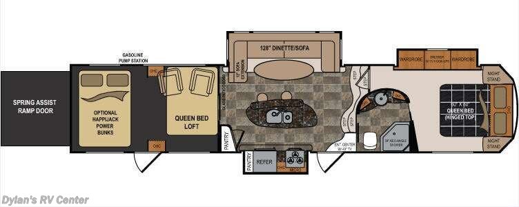 2013 Dutchmen Voltage V3800 - Used Toy Hauler For Sale by Campers Inn RV Signature Collection in Sewell, New Jersey features Slideout