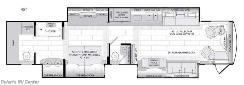 2016 American Coach American Eagle 45A - Used Class A For Sale by Campers Inn RV Signature Collection in Sewell, New Jersey features Slideout