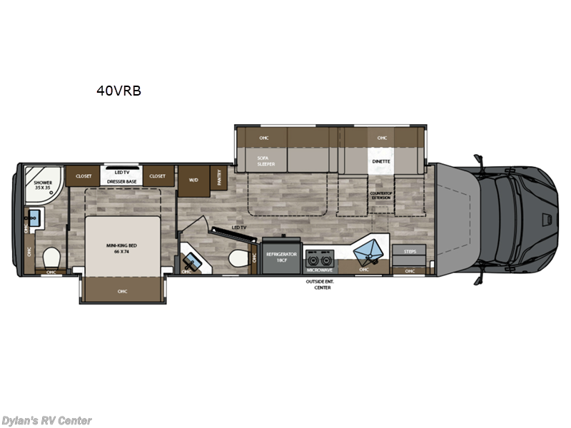 2026 Renegade RV Verona 40VRB - New Super C For Sale by Campers Inn RV Signature Collection in Sewell, New Jersey features Slideout