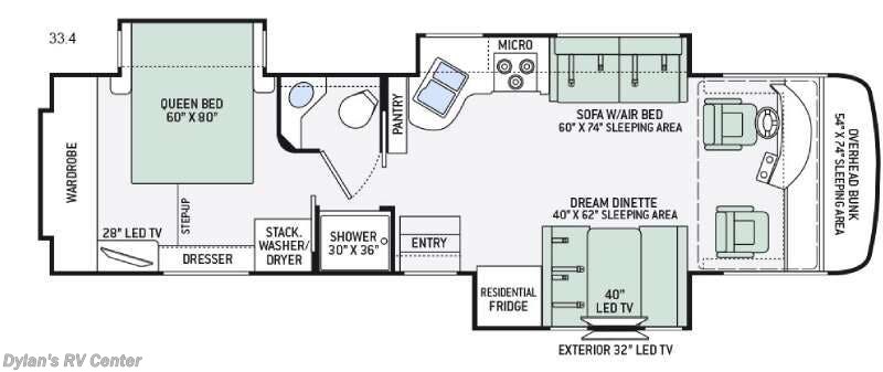 2016 Thor Motor Coach Palazzo 33.4 - Used Class A For Sale by Campers Inn RV Signature Collection in Sewell, New Jersey features Slideout