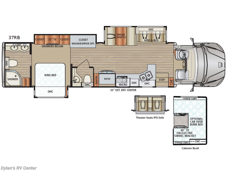 2018 Dynamax Corp DX3 37RB - Used Class C For Sale by Campers Inn RV Signature Collection in Sewell, New Jersey features Slideout