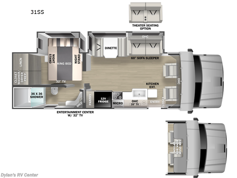 2026 Dynamax Corp Europa 31SS - Used Super C For Sale by Campers Inn RV Signature Collection in Sewell, New Jersey features Slideout