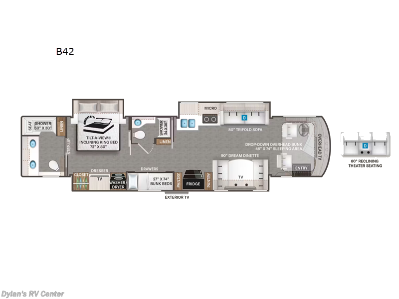 2023 Thor Motor Coach Venetian B42 - Used Class A For Sale by Campers Inn RV Signature Collection in Sewell, New Jersey features Slideout
