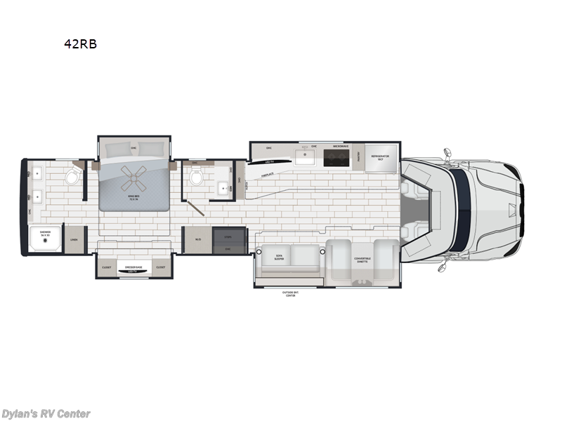 2027 Renegade RV Explorer TS 42RB - New Super C For Sale by Campers Inn RV Signature Collection in Sewell, New Jersey features Slideout