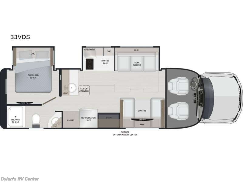 2027 Renegade RV Veracruz 33VDS - New Super C For Sale by Campers Inn RV Signature Collection in Sewell, New Jersey features Slideout